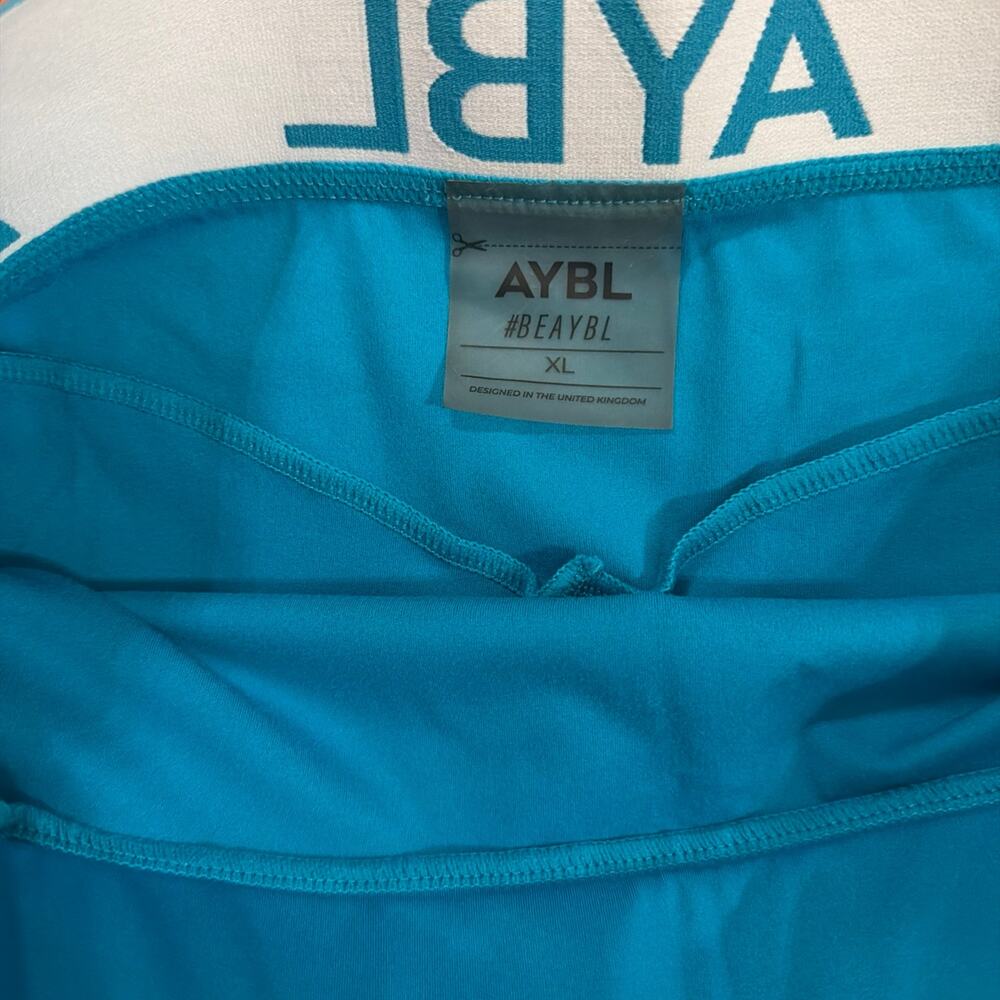 AYBL Bright Blue Biker Shorts Size XL - Picture 3 of 3